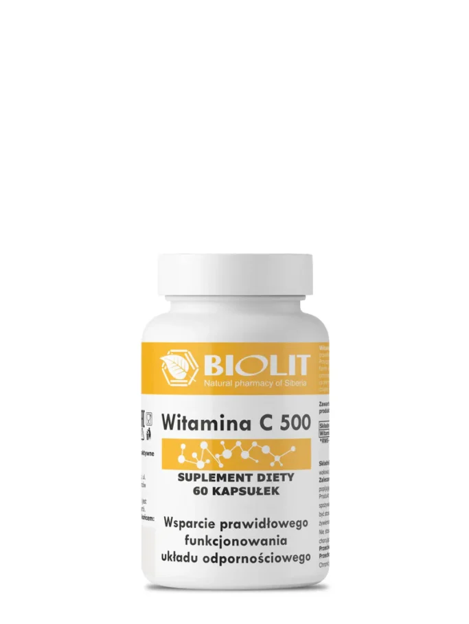 Witamina C 500 – kapsułki – 60 szt. – zdjęcie produktowe