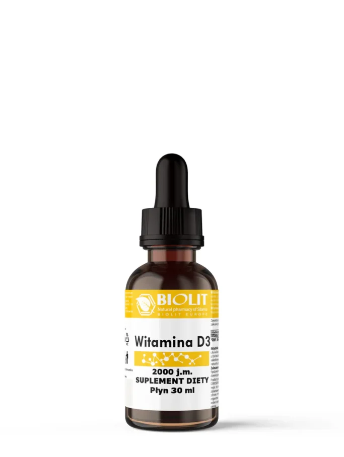 Witamina D3 2000 IU – krople – 30 ml – zdjęcie produktowe