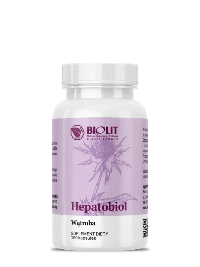 Biolit Hepatobiol – suplement diety – kapsułki – zdjęcie produktowe