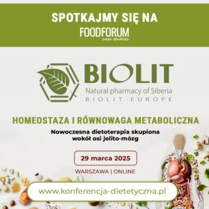 Biolit na&nbsp;KONFERENCJI DIETETYCZNEJ FOOD FORUM 2025!