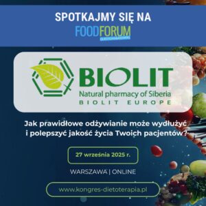 Spotkajmy się na&nbsp;Kongresie Food Forum Nutrihacking (27.09.2025)