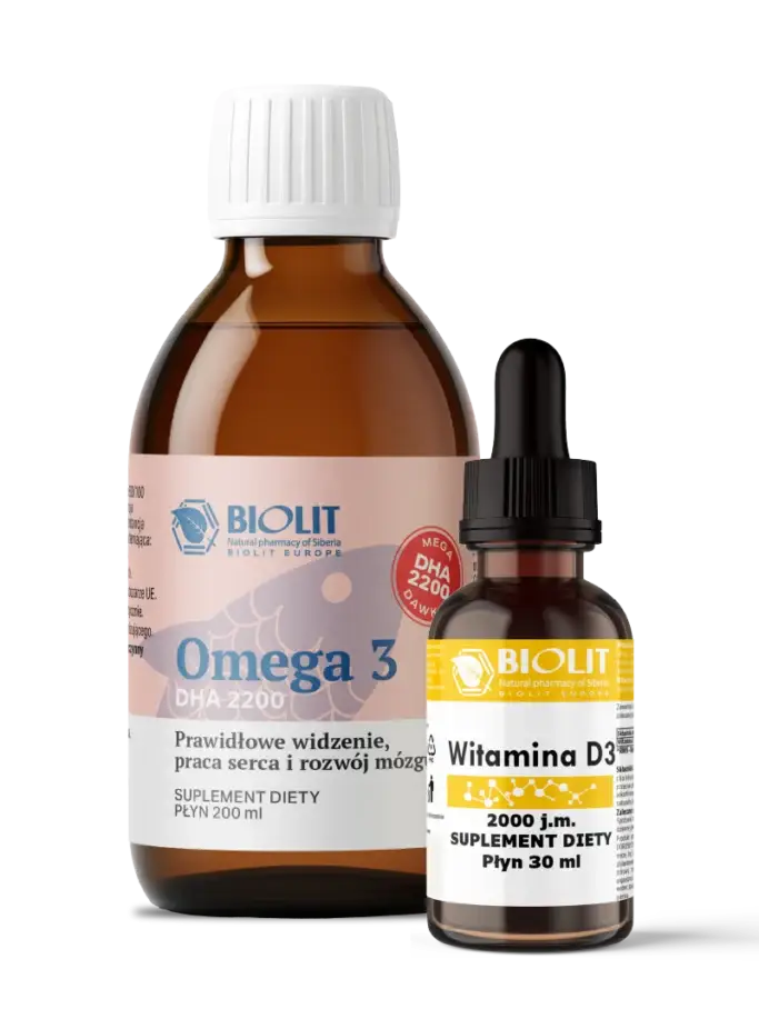 Omega-3 + Witamina D3 (zestaw)