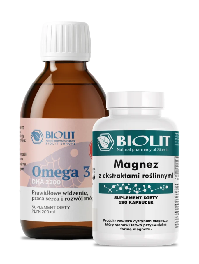 Omega-3 + Magnez (zestaw)